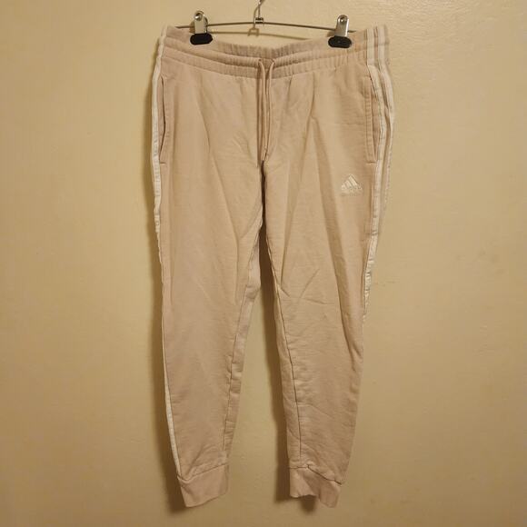 Women's Pink Adidas Sweat Pants Size Medium - Picture 1 of 3